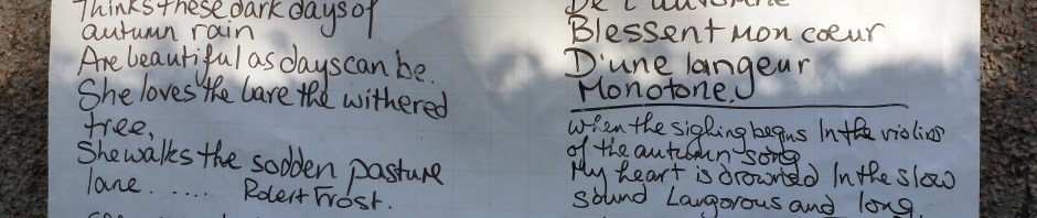 Robert Frost and Paul Verlaine