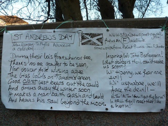 St Andrews Day 30th November.  