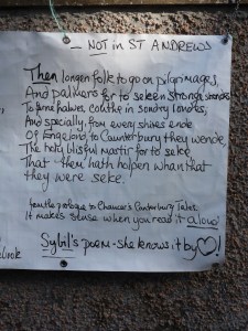 from the Prologue to Chaucer's Canterbury Tales